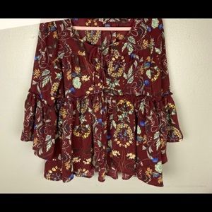 Floral Baby Doll Top